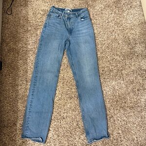 Abercrombie & Fitch Light Blue Straight Leg Jeans